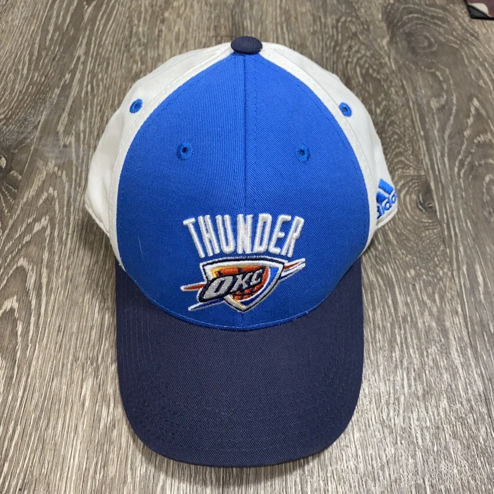 Adidas OKC THUNDER NBA Basketball  Boys‎ Youth 4-7 Ball Cap Hat